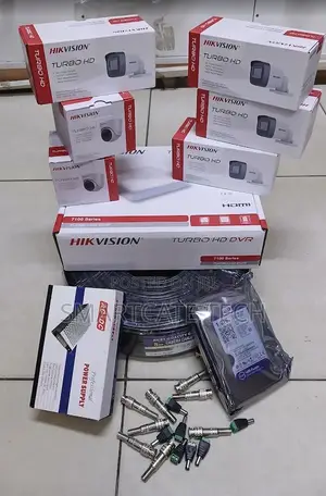 Complete Hikvision CCTV Kit – 6 Cameras, 2MP 1080P HD