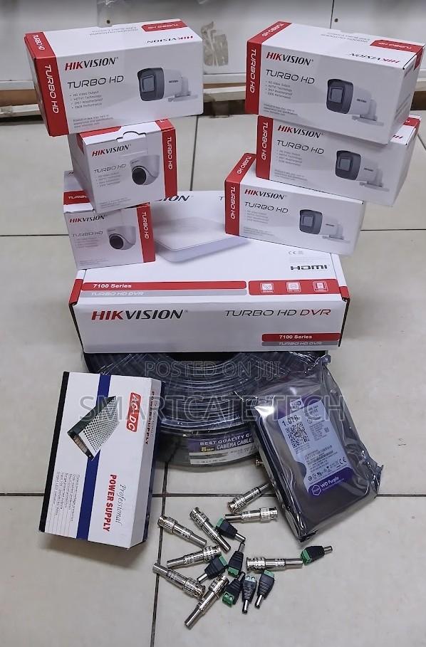 Complete Hikvision CCTV Kit – 6 Cameras, 2MP 1080P HD
