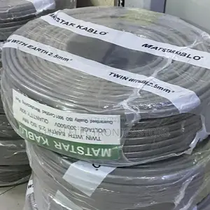 MatStar 90 Metre 2.5mm Twin Earth Cable Heavy Duty Electrical Wirin