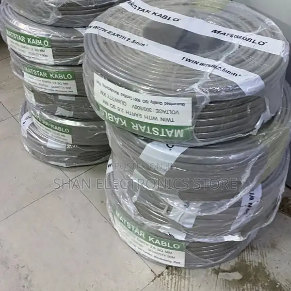 MatStar 2.5mm Twin With Earth Electrical Cable 90M Professional Wirin