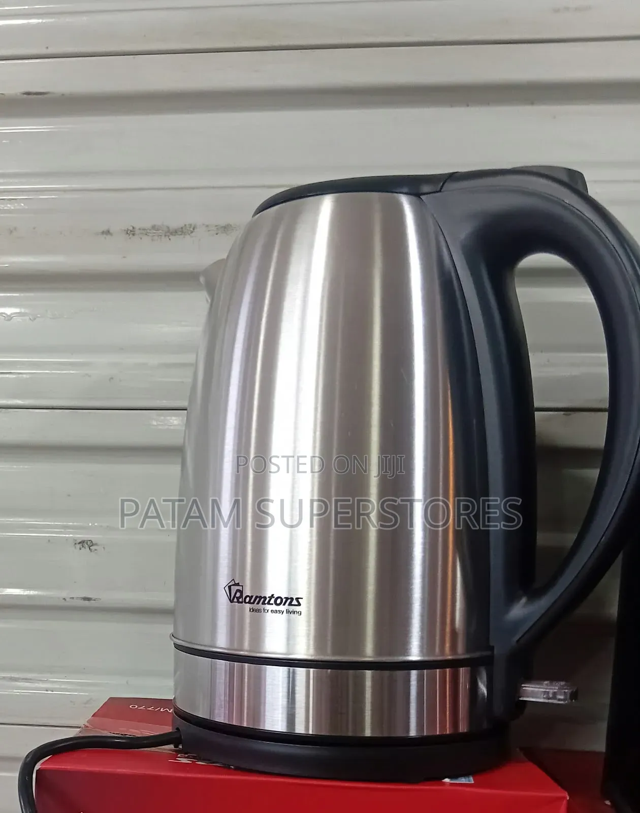 Ramtons Stainless Steel Electric Kettle 2.5ltrs