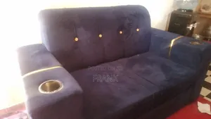 Blue Two-Seater Sofa