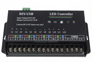 Diy-USB 12ch Led Controller Dc5-24v.