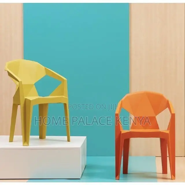 Plastic Chair; Space Saving Plastic Dining Chair for Compact Homes