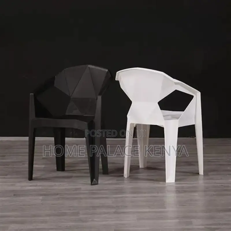 Plastic Chair; Space Saving Plastic Dining Chair for Compact Homes