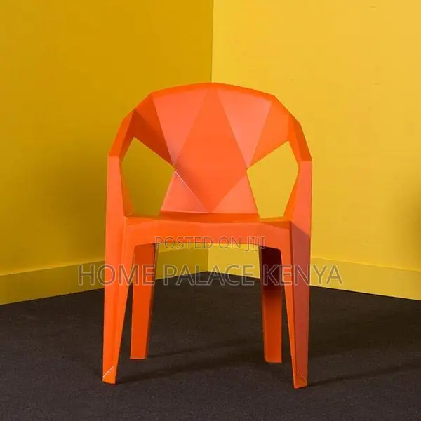 Plastic Chair; Space Saving Plastic Dining Chair for Compact Homes