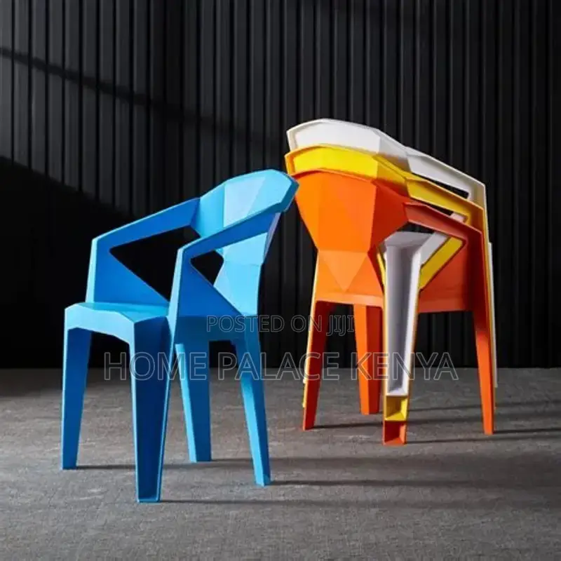 Plastic Chair; Space Saving Plastic Dining Chair for Compact Homes