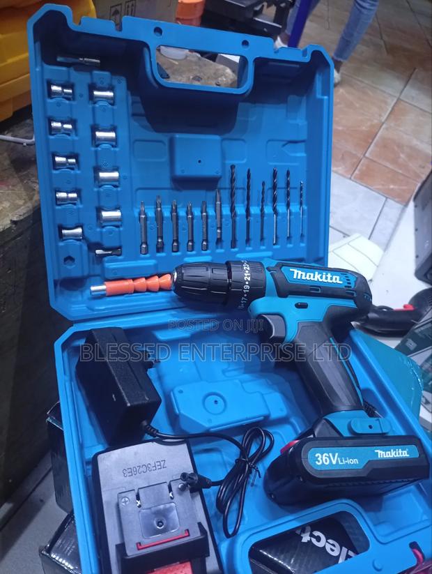 36 Volts Makita Cordless Drill Set Machine - main view