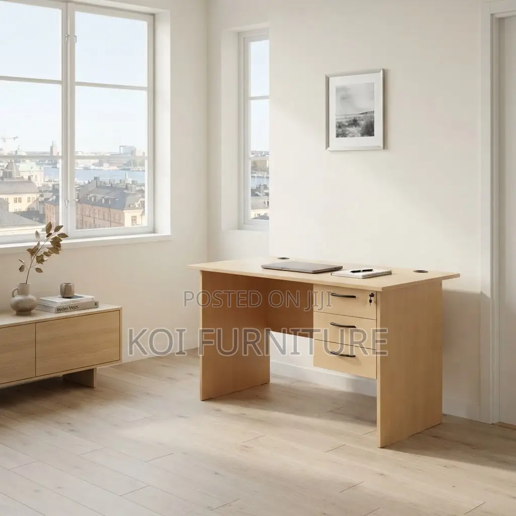 Office Desk; 1 Meter Home Customized Clerical Lockable Desk