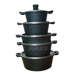 Lucky Rain 10pcs Nonstick Granite Cookware Sufuria Set - Pm