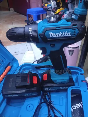 Portable Makita Drill Set 36 Volts