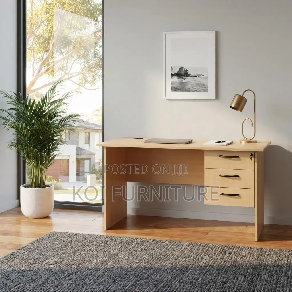 Office Desk; 1 Meter Home Customized Clerical Lockable Desk