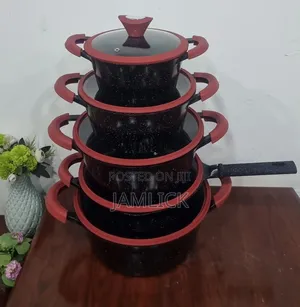 Lucky Rain LRY-10 10pcs Granite Cook Serve Cookware Set - Pm