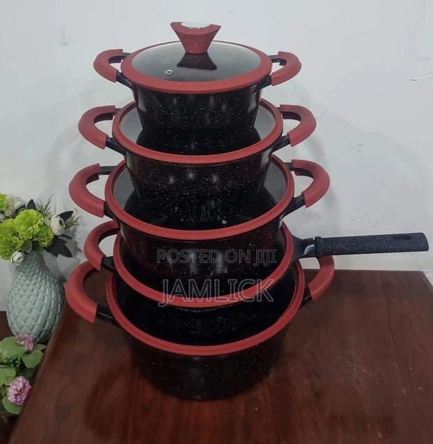 Lucky Rain LRY-10 10pcs Granite Cook Serve Cookware Set - Pm