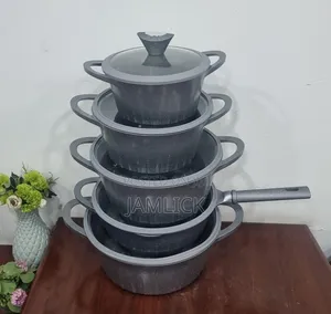 Lucky Rain LRY-10 10pcs Granite Cook Serve Cookware Set - Pm