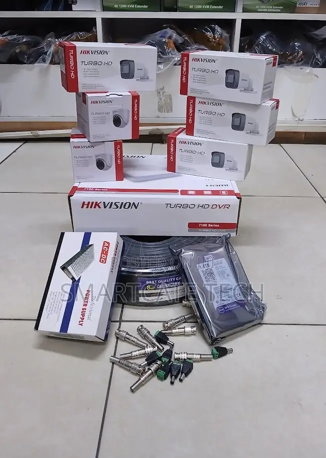 Hikvision 2MP 1080P CCTV Kit – 6 Cameras for Home Business