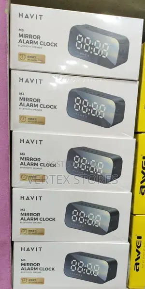 HAVIT Bluetooth Speaker | Alarm Clock – M3 (Black)