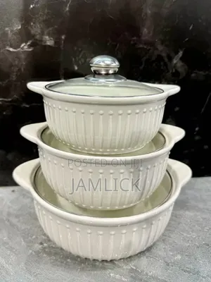 3-in-1 Ceramic Serving Dish Casserole Set – Pm