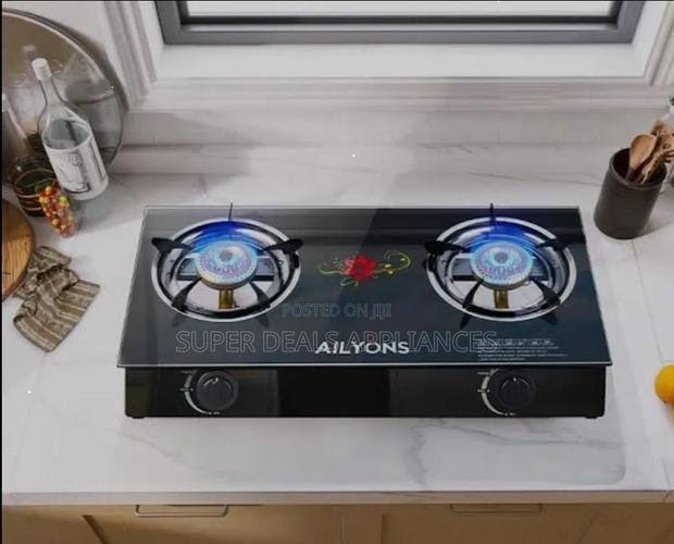 2 Burner Glass Table Top