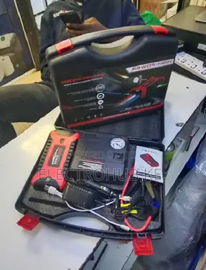 12V 99800mAh Car Jump Starter With Air Compressor