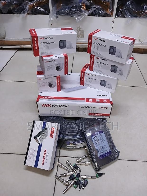 Hikvision 6-Camera HD CCTV Kit – 2MP 1080P Home Security System