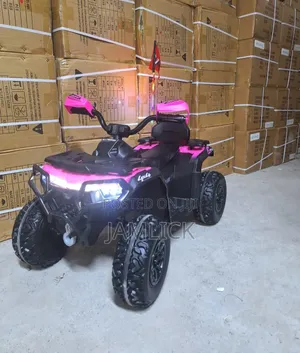 Kids 12V Battery Powered Remote Control Quad Bike - Gn