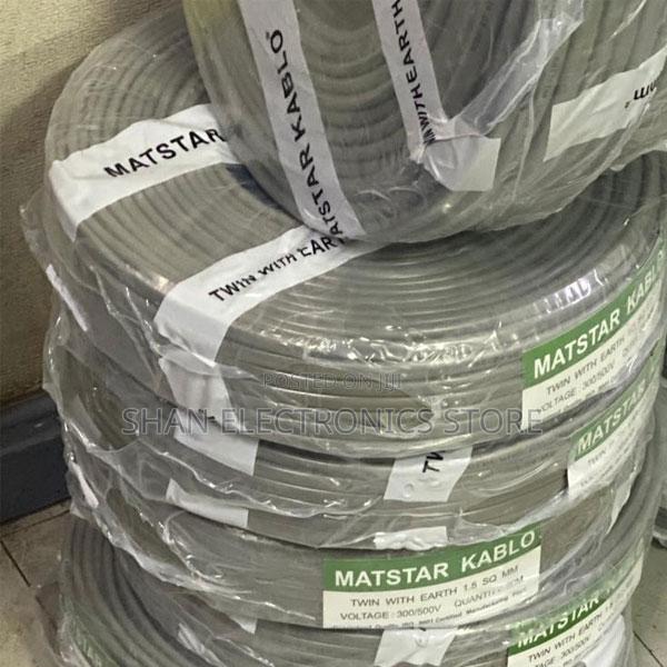 MatStar 2.5mm Twin Earth Wire 90 Metres PVC Electrical Cable