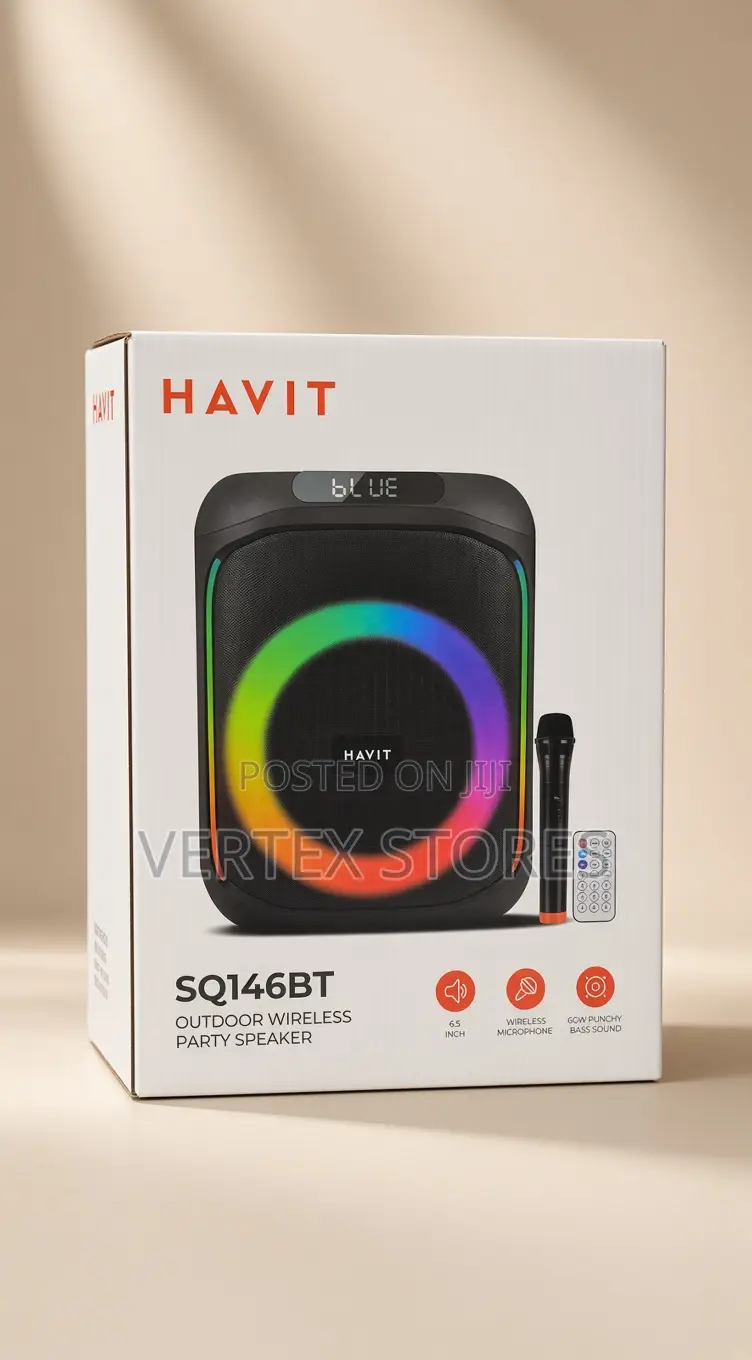 HAVIT PartyMaster Pro 60W Bluetooth Speaker-Sq146bt