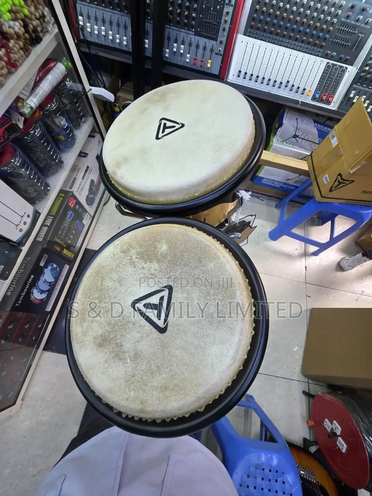 Tycoon Bongo Drums Complete With Stand