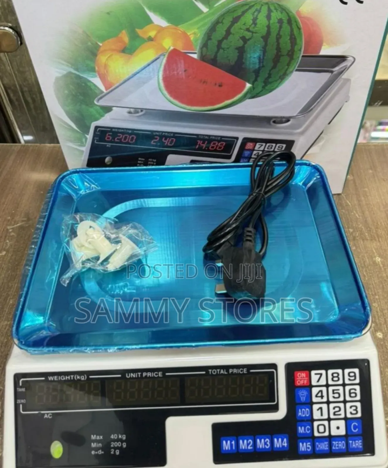 Digital ACS-40 Commercial Weighing Scale 40KG