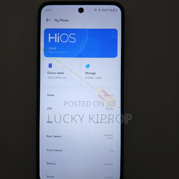 Tecno Spark 30C 128 GB White - thumbnail 2