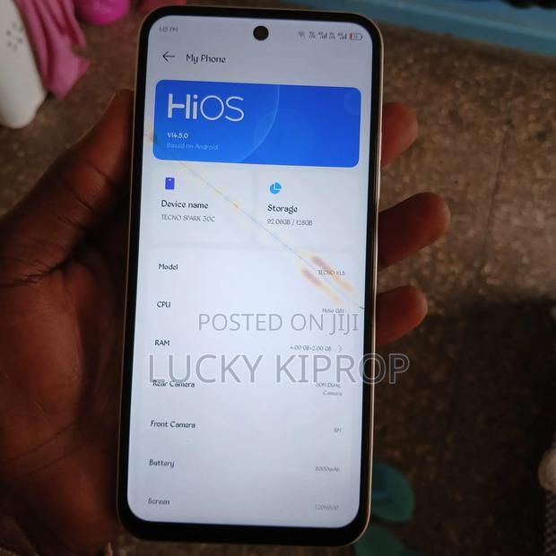 Tecno Spark 30C 128 GB White - thumbnail 7