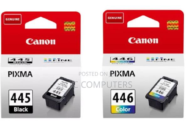 Canon 445 Black and 446 Tri-Colour Original Ink Cartridge - main view