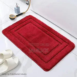 Flocking Bathroom Doormat 50×80cm – Water Absorbent - Sl