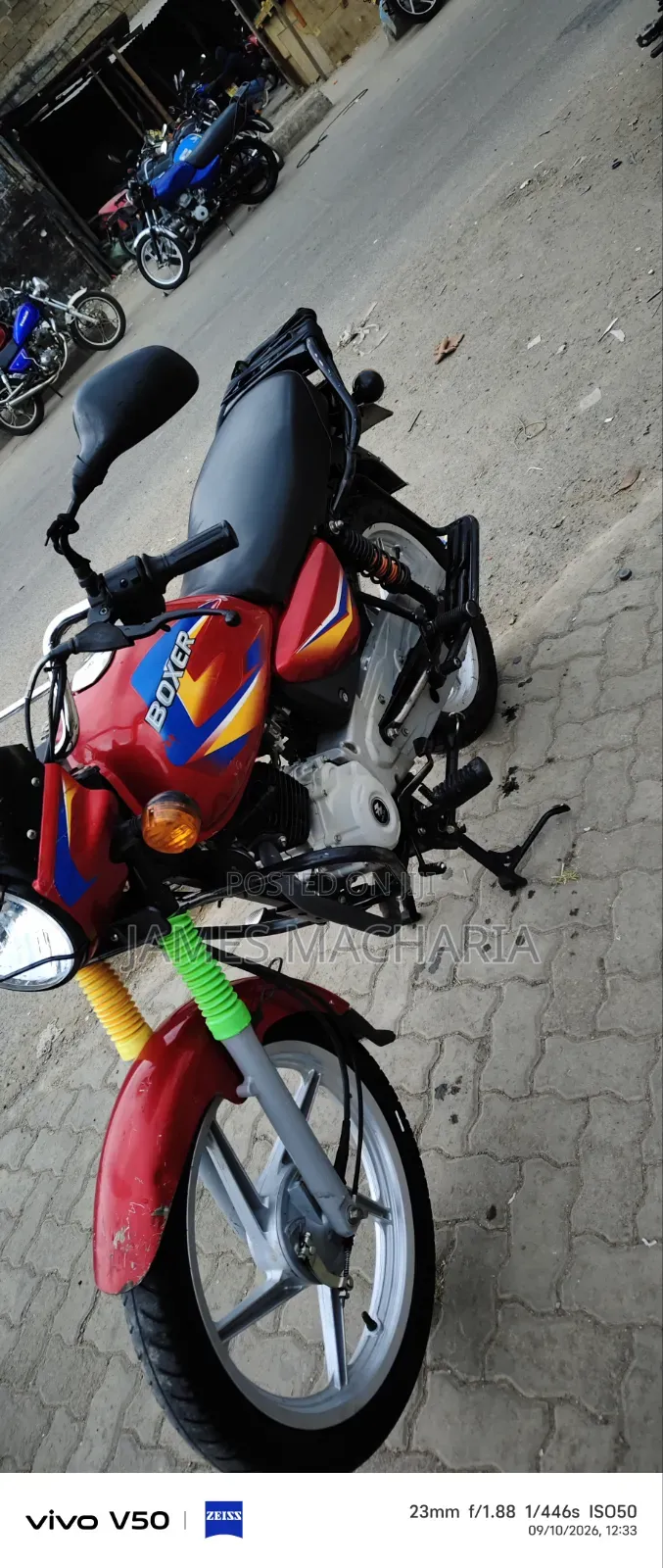 Bajaj Boxer 125 2026 Red