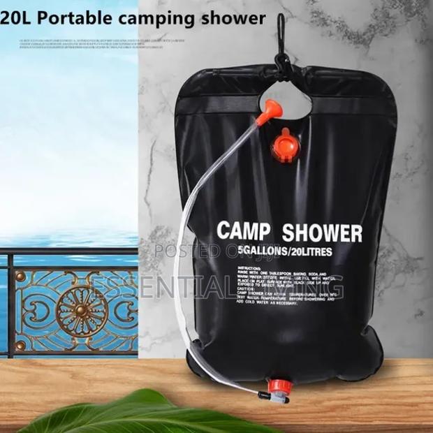 20L Portable Solar Camping Shower Bag Outdoor Heated Water Pouch
