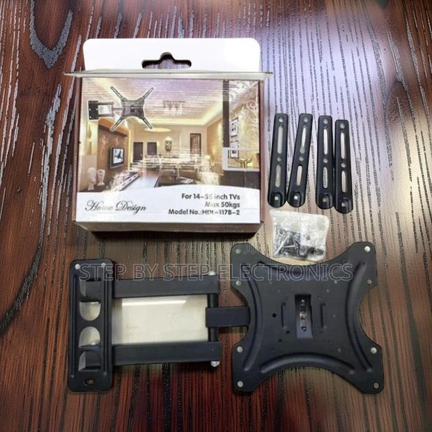 Rust-Resistant 14–55 Inch Swivel Rotating TV Wall Mount Brackets