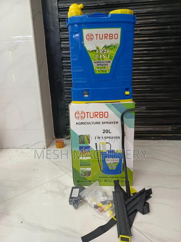 20l Turbo Manual and Rechargeable Battery Agricultural Sprayer