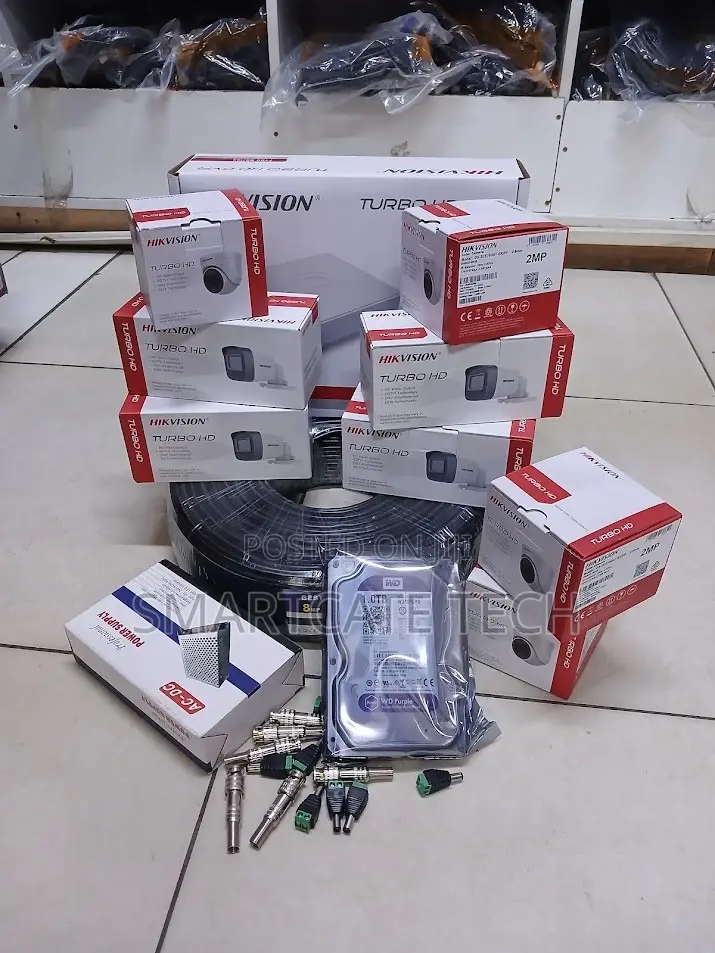Hikvision 8 Camera Security System – Full CCTV Kit Ready to Install
