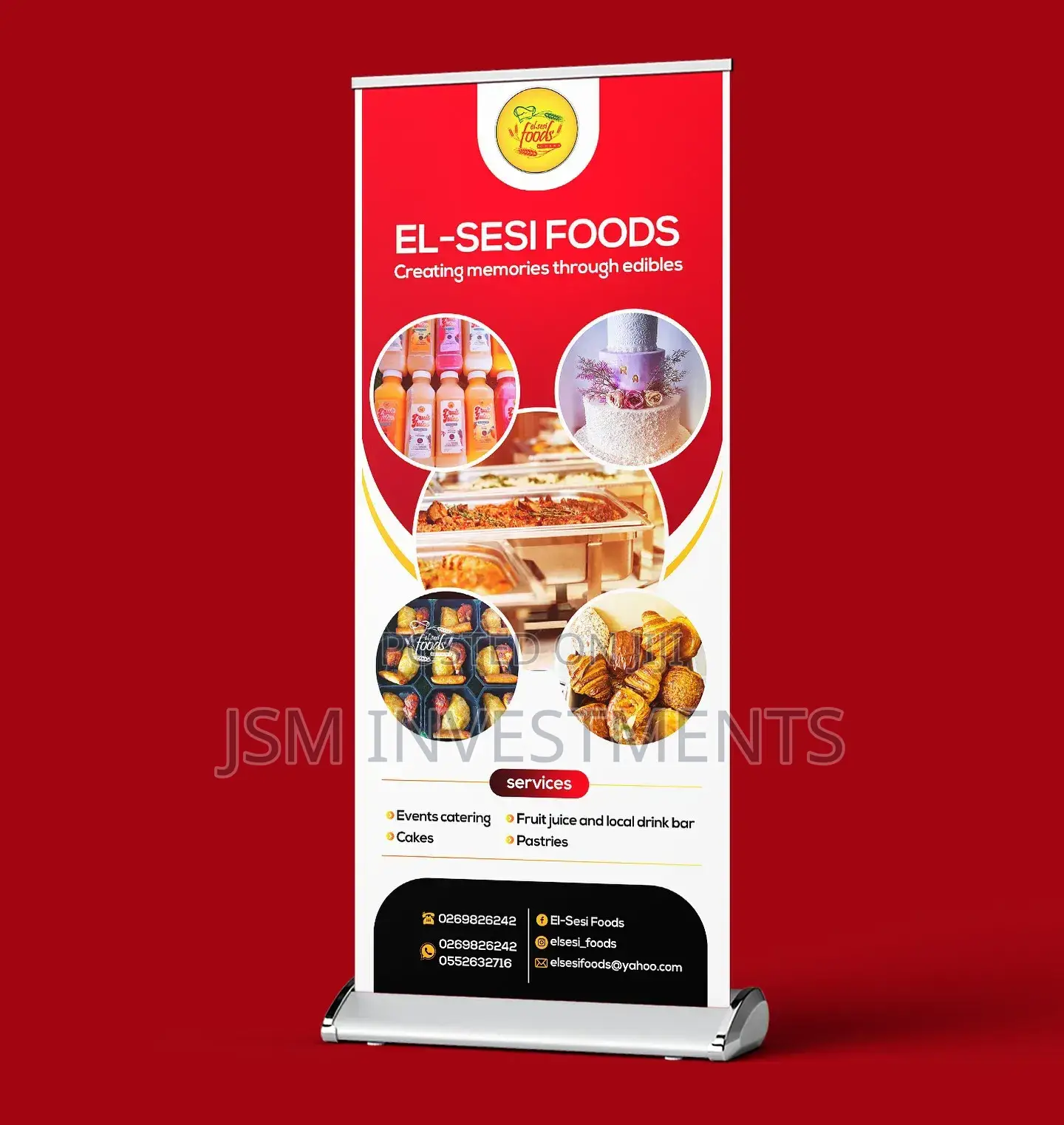 Broadbase Roll Up Banners for Business Adverts