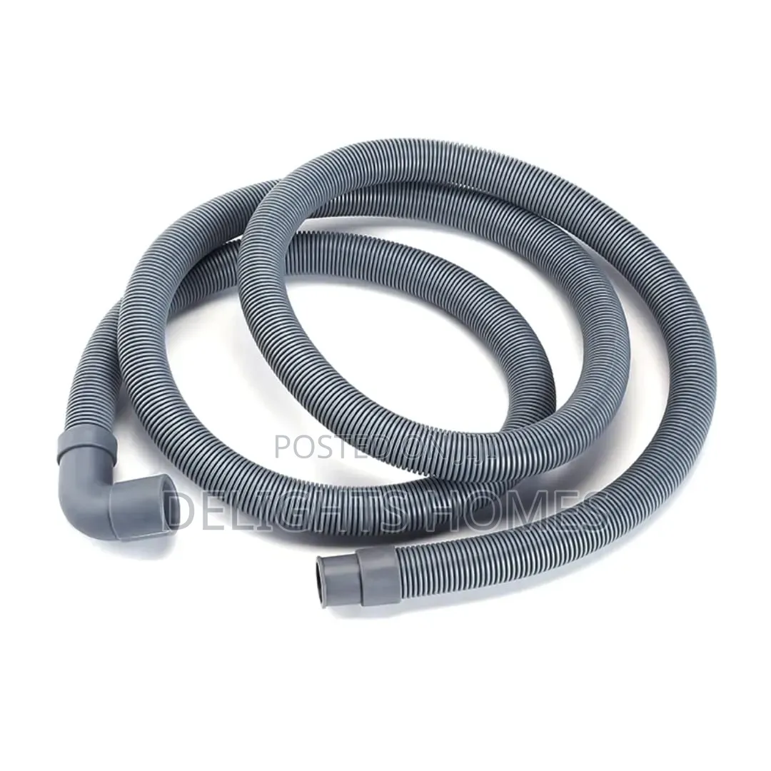 2m Washing Machine Drain Pipe With Elbow Bend-Zw