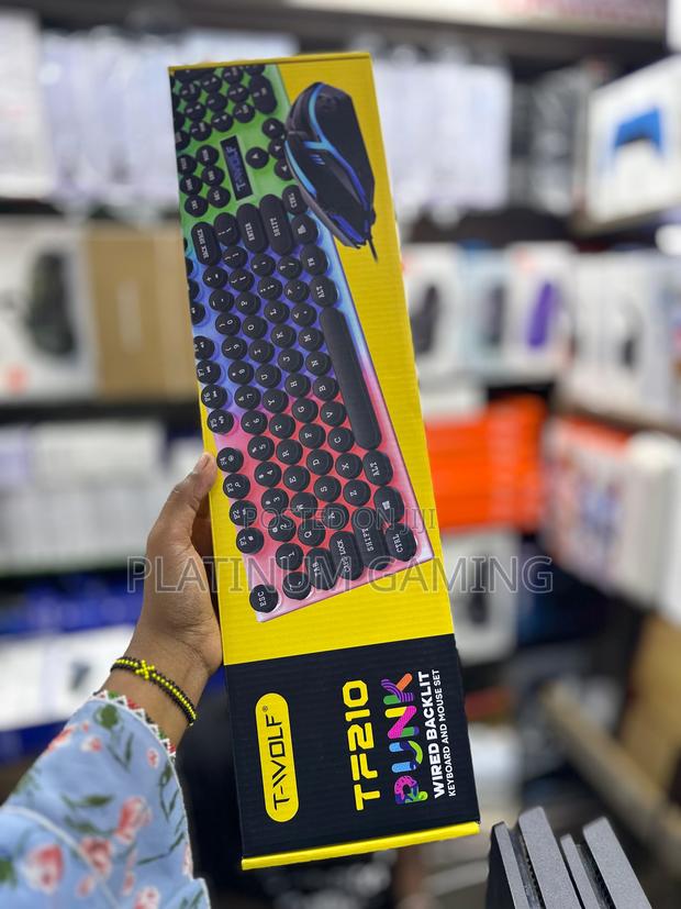 Gaming Keyboard and Mouse Combo - main view