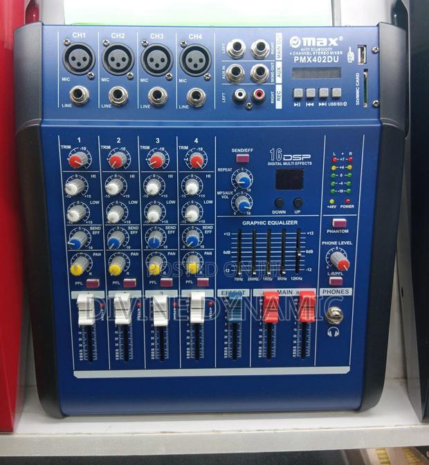 Max 4 Channel Stereo Mixer PMX402DU