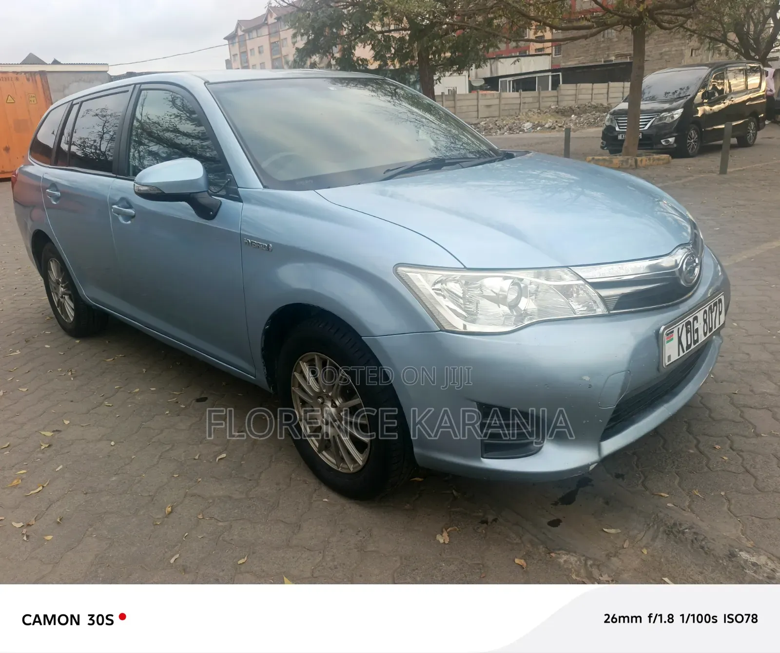 Toyota Corolla Fielder 2014 Blue