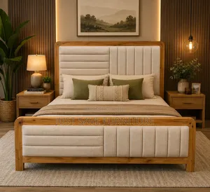 OakLuxe Harmony 5×6 Wooden Bed