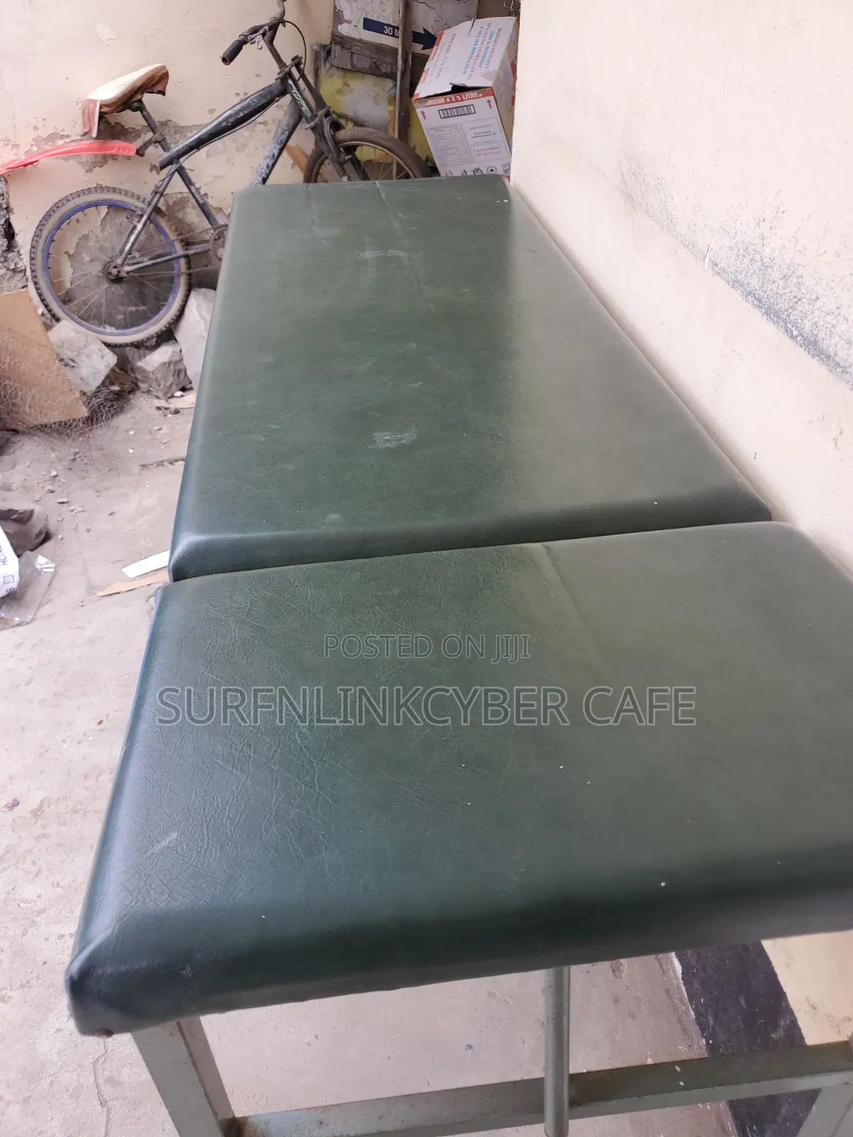 Doctor's Examination Bed, Leather