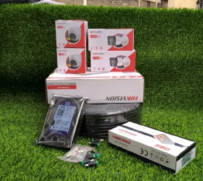 Hikvision 4CH Turbo HD CCTV Kit – 4 Cameras With DVR
