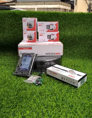 Hikvision 4 Camera CCTV Full Package – HD Night Vision Security