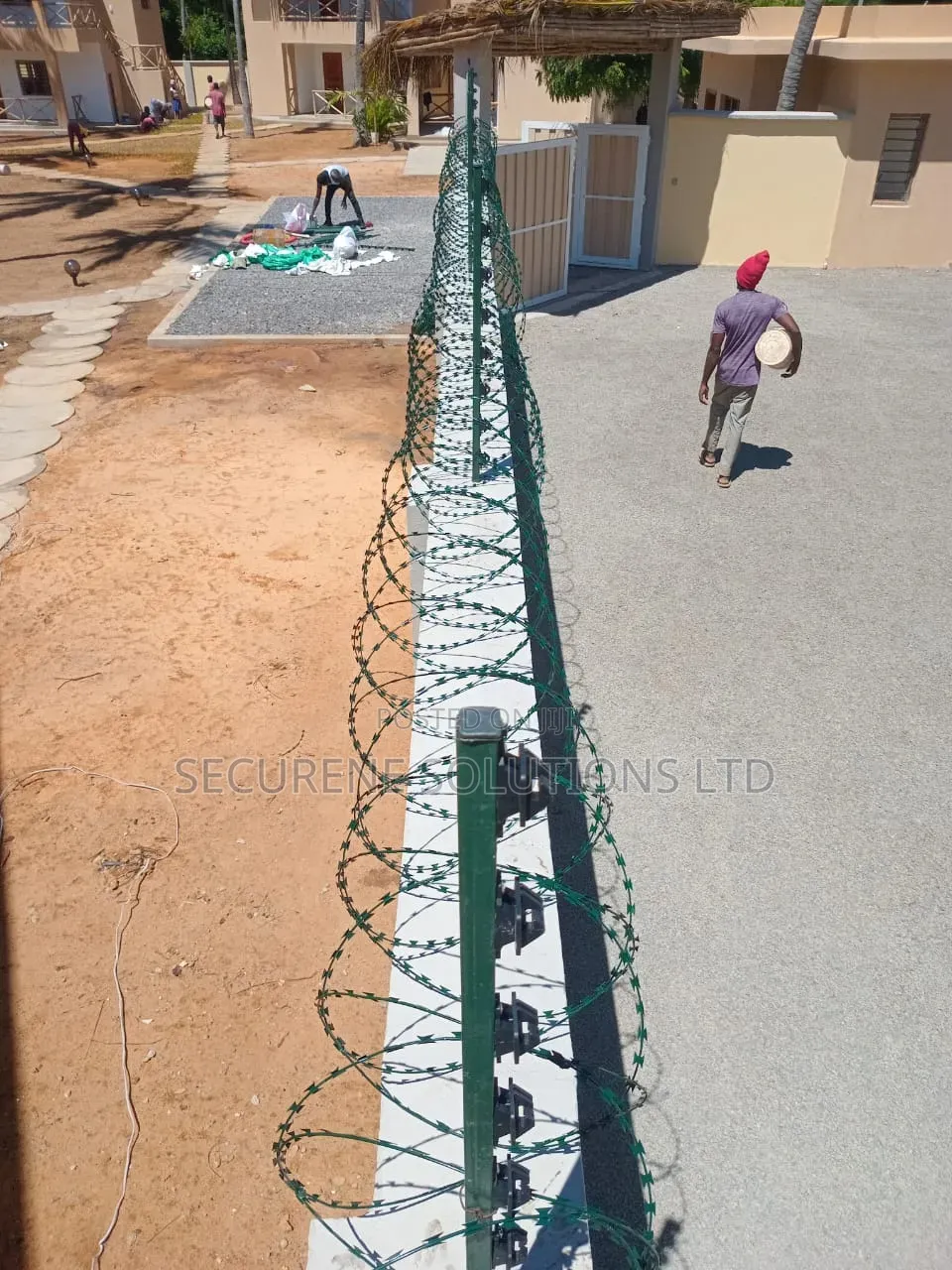 Green Electric Fence 40*80 Plot