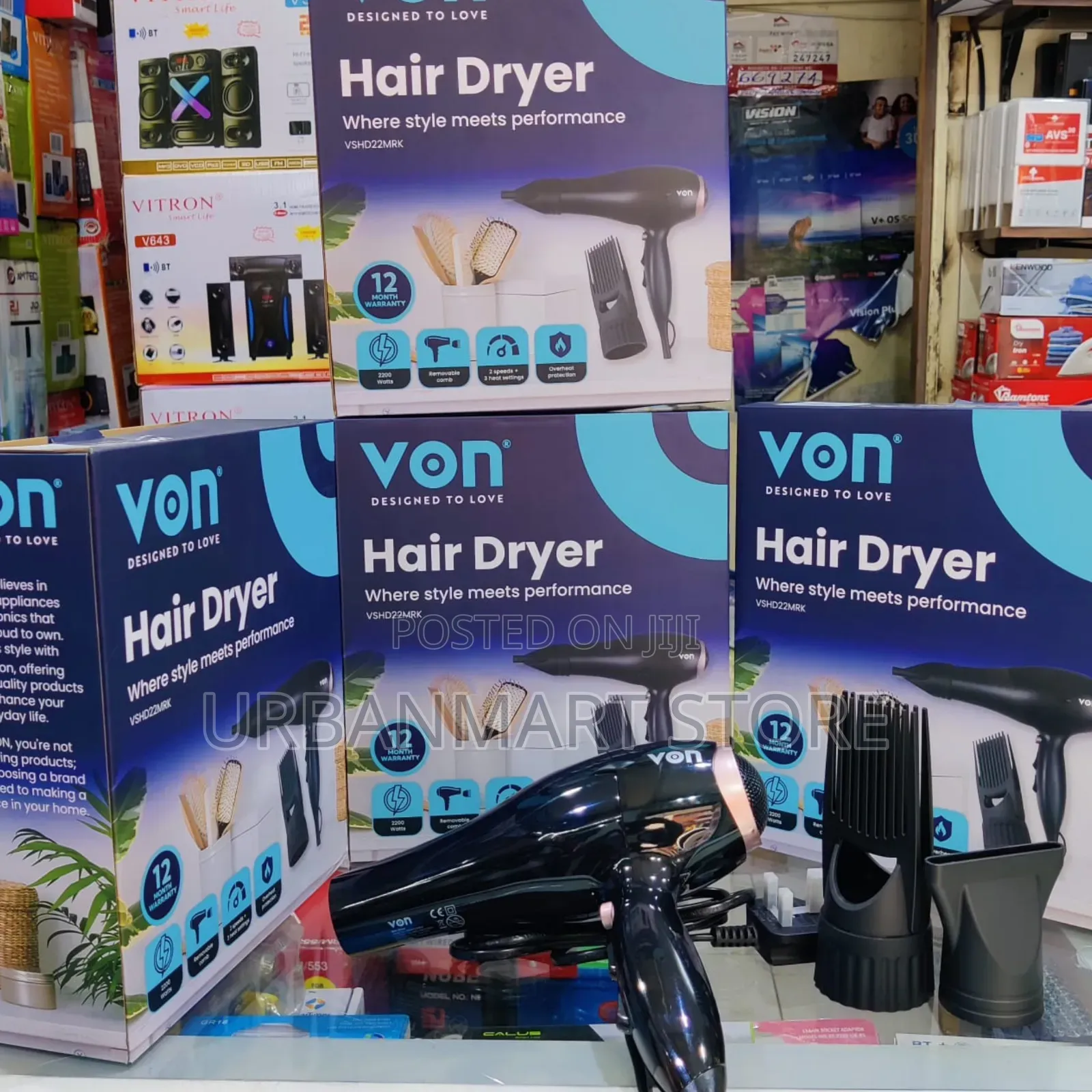 Von Hair Dryer Professional Styling Dryer